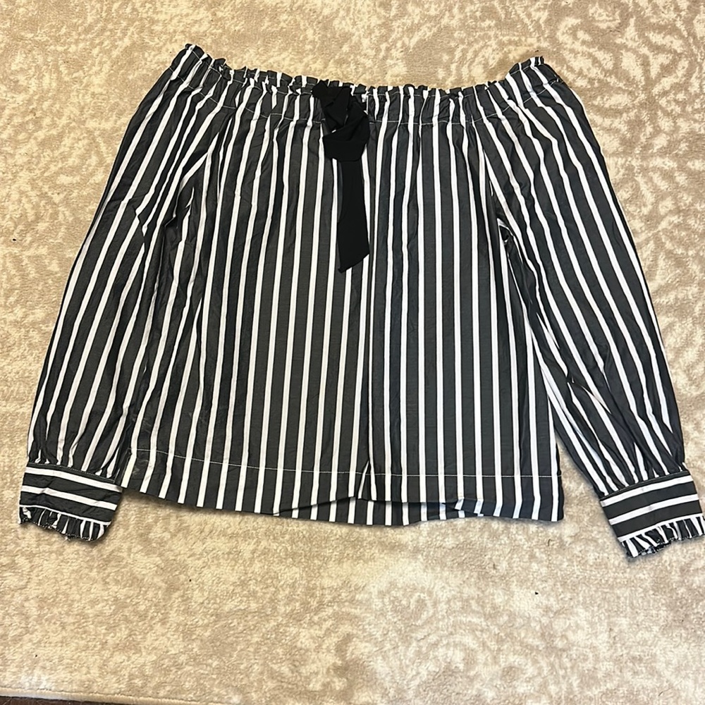 J Crew Striped blouse